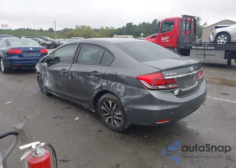 2013 Honda Civic Ex from USA, damaged, VIN 2HGFB2F8XDH518620